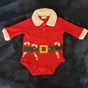 Starting Out NB Christmas Santa Onesie
